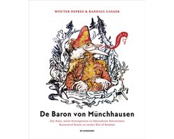 De Baron von Münchhausen, Wouter Deprez en Randall Casaer, witte omslag met een getekende baron, tweedehands