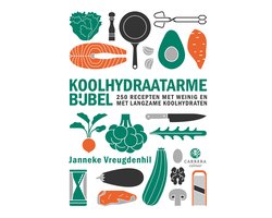 Kookbijbels, Koolhydraatarme bijbel, Janneke Vreugdenhil, boekomslag voorkant, tweedehands
