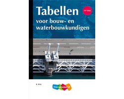 Boek-Tabellen voor bouw- en waterbouwkundigen-tweedehands