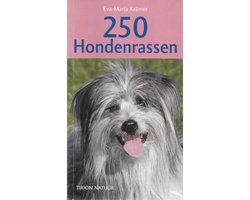 250 Hondenrassen, Eva-Maria Krämer, boekomslag met een ruigharige grijze hond, tweedehands