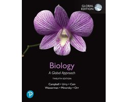 Biology A Global Approach, Campbell, Urry en Cain, Pearson zwarte omslag met paarse orchidee, twelfth edition, tweedehands