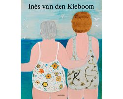 Inès van den Kieboom, boekomslag voorkant met twee personen in badpak bij de zee, tweedehands