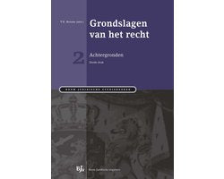 Boom Juridische studieboeken, Grondslagen van het recht 2, Achtergronden, T.R. Rosier, boekomslag voorkant, tweedehands