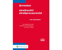 Boek-Arresten strafrecht/strafprocesrecht 2024-tweedehands