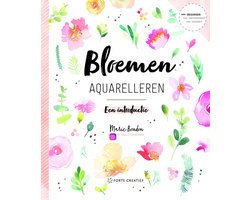 Boek-Bloemen aquarelleren-tweedehands