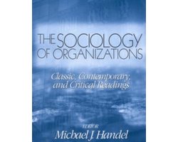 Boek-The Sociology of Organizations-tweedehands