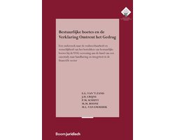 Bestuurlijke boetes en de Verklaring Omtrent het Gedrag, E.G. van 't Zand e.a., bordeauxrode omslag, tweedehands