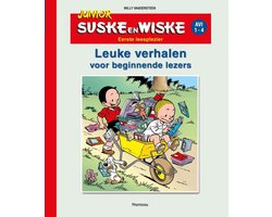 Junior Suske en Wiske, Leuke verhalen voor beginnende lezers, Willy Vandersteen, omslag met een kruiwagen, tweedehands