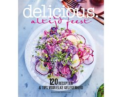 Boek-Delicious. altijd feest-tweedehands