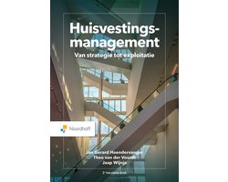 Huisvestingsmanagement van strategie tot exploitatie, Hoendervanger, Van der Voordt en Wijnja, Noordhoff omslag, tweedehands