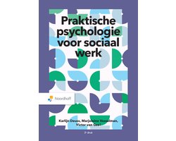 Praktische psychologie voor sociaal werk, Deuss, Vosselman en Van Geel, Noordhoff paarse omslag met patroon, tweedehands