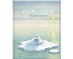 Een ijsbeer in de tropen, Hans de Beer, Kleine IJsbeer, boekomslag voorkant met een ijsbeer op een ijsschots, tweedehands