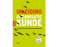 Inleiding organisatiekunde, Loek ten Berge, boekomslag voorkant met vliegende vogels, tweedehands