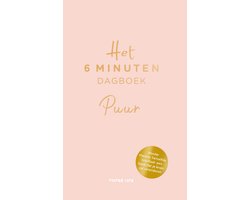 Boek-Het 6 minuten dagboek Puur - Roze-tweedehands