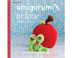 Amigurumi's in love, haak de leukste verliefde koppels, Tessa van Riet-Ernst, omslag met een gehaakte appel, tweedehands