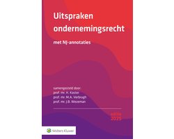 Boek-Uitspraken ondernemingsrecht 2025 2025-tweedehands