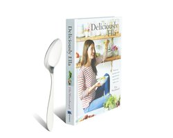 Deliciously Ella, Ella Woodward, boekomslag voorkant met een portret van de auteur, tweedehands