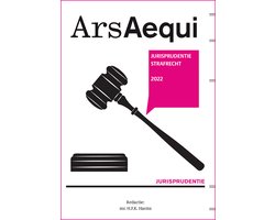 Boek-Ars Aequi Jurisprudentie - Jurisprudentie Strafrecht 2022-tweedehands