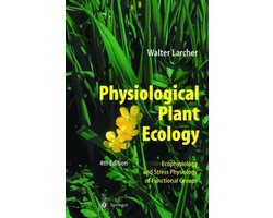 Physiological Plant Ecology, 4th edition, Walter Larcher, Springer, groene omslag met gele bloemen, tweedehands