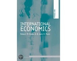 International Economics, Robert M. Dunn Jr en Jack H. Mutti, 6th edition, groenblauwe omslag, tweedehands
