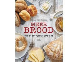 Meer brood uit eigen oven, Levine van Doorne, omslag met broodjes, boter en kaas, tweedehands