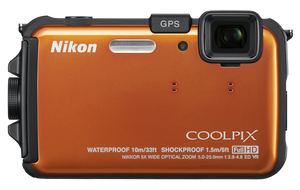 Coolpix AW100 Waterdichte Digitale Compact Camera - Oranje