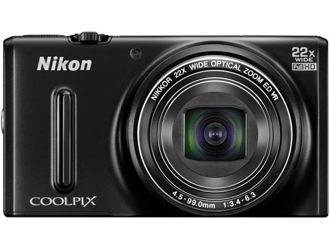 Nikon-Coolpix S9600 Digitale Compact Camera - Zwart-tweedehands