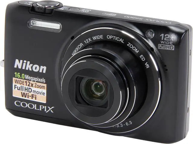 Coolpix S6800 Digitale Compact Camera - Zwart