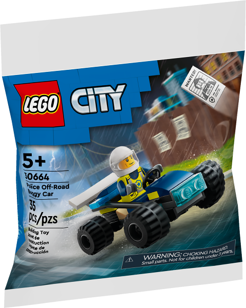 LEGO City Politieterreinbuggy 30664, polybag voorkant