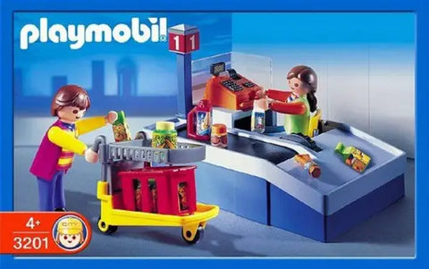 Playmobil-Kassa Supermarkt – 3201 (Nieuw)