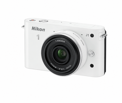 1 J1 Systeemcamera + NIKKOR 10mm f/2.8 Lens - Wit