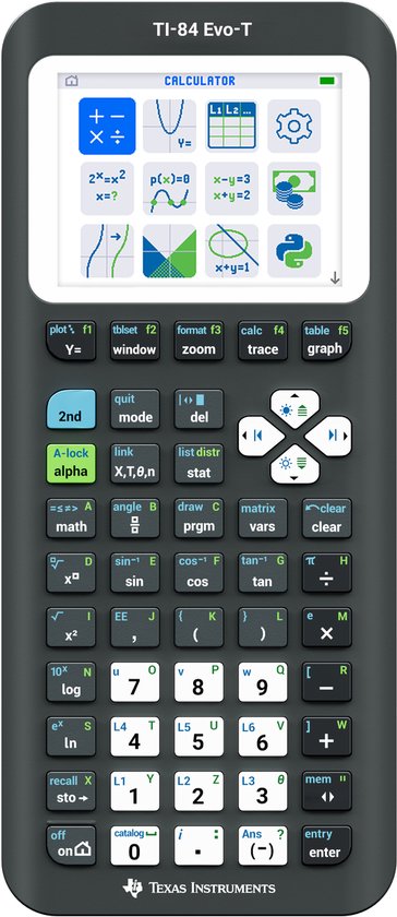 TI-84 Evo-T Grafische Rekenmachine