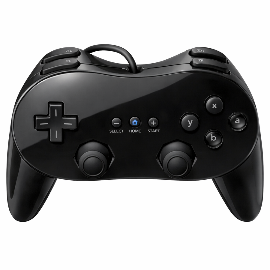 Algemeen-Classic Pro Controller voor Wii - Zwart (Nieuw)