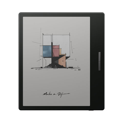 BOOX Go Color 7 kleuren e-reader 7 inch 64GB, zwart, voorkant