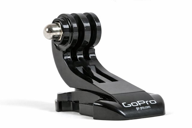 GoPro J-Hook buckle mount snelsluiting, zwart, schuin van voren, tweedehands