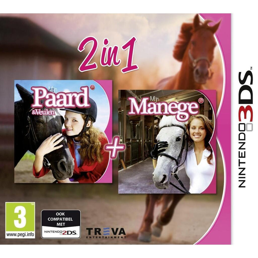 3DS-2 in 1: Mijn Paard & Veulen + Mijn Manege Tweedehands