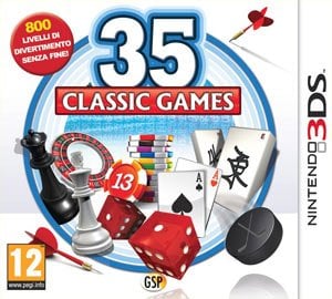 Nintendo 3DS 35 Classic Games, doos voorkant, tweedehands