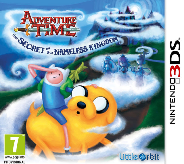 Nintendo 3DS Adventure Time The Secret of the Nameless Kingdom, doos voorkant, tweedehands