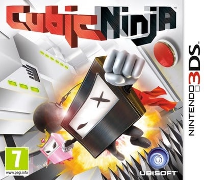 Nintendo 3DS Cubic Ninja, doos voorkant, tweedehands