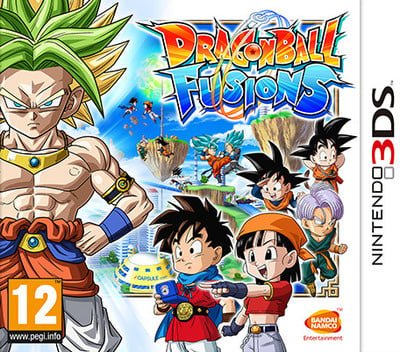 Nintendo 3DS Dragon Ball Fusions, doos voorkant, tweedehands