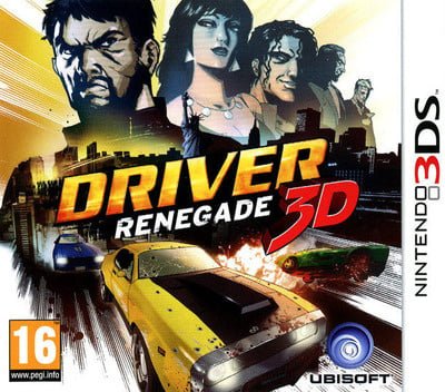 Nintendo 3DS Driver Renegade 3D, doos voorkant, tweedehands