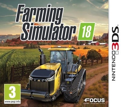 Nintendo 3DS Farming Simulator 18, doos voorkant, tweedehands