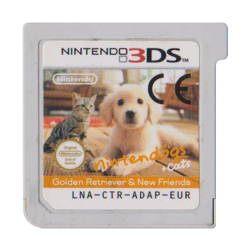 3DS-Nintendogs + Cats: Golden Retriever & New Friends Tweedehands