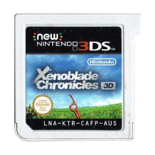 Nintendo 3DS Xenoblade Chronicles 3D, losse spelkaart van de Australische uitgave