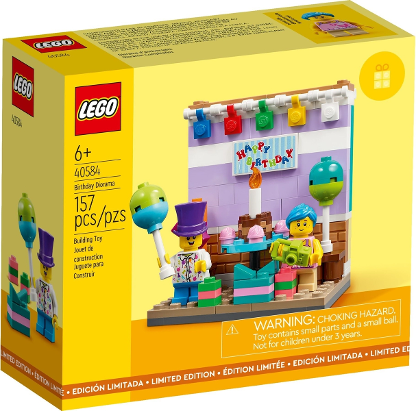 LEGO 40584 Verjaardagsdiorama, doos voorkant