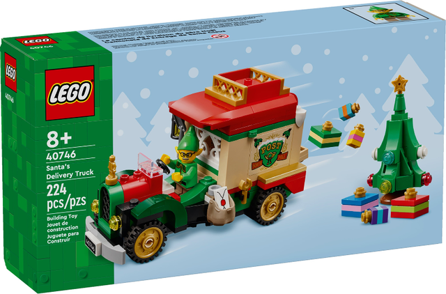 LEGO 40746 Santa's Delivery Truck, doos voorkant