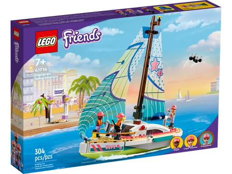 LEGO-Friends Stephanies Zeilboot Zeilavontuur - 41716 (Nieuw)