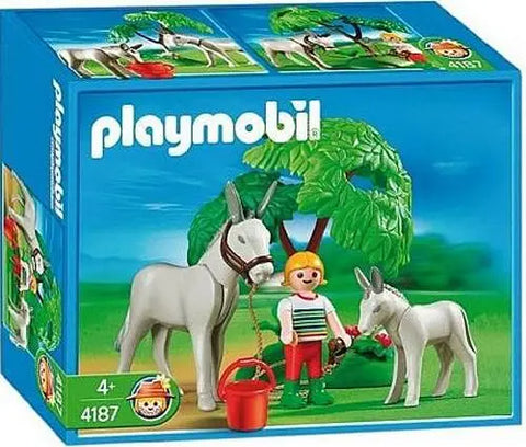 Playmobil-Ezel met Veulen - 4187 (Nieuw)
