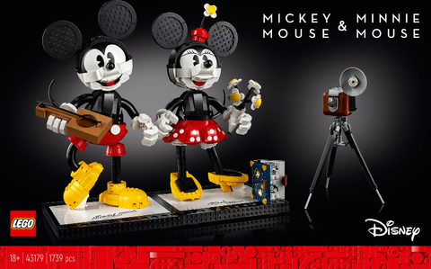 LEGO Disney Mickey Mouse & Minnie Mouse personages om zelf te bouwen 43179, doos voorkant