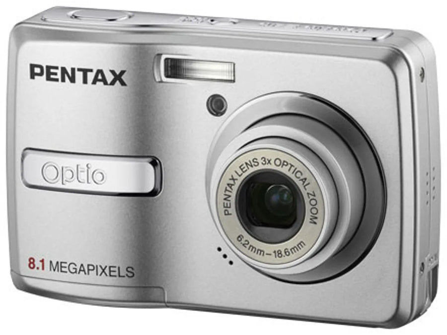 Pentax-Optio E40 Digitale Compact Camera - Zilver-tweedehands